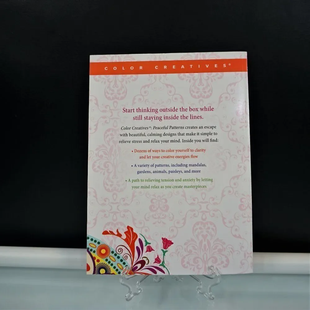 Color Creatives Book Peaceful Patterns Coloring To Relax And Soothe